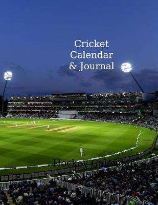 Book cover for Cricket Calendar & Journal