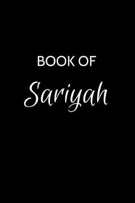 Book cover for Book of Sariyah