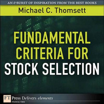 Book cover for Fundamental Criteria for Stock Selection