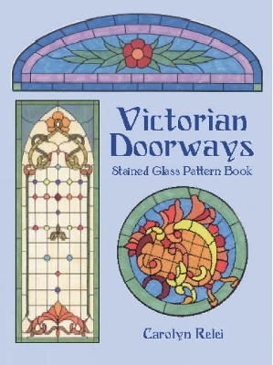 Book cover for Victorian Doorways Stained Glass Pattern Book