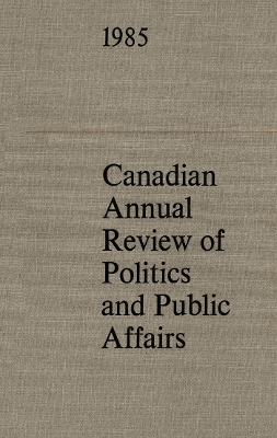 Book cover for Cdn Annual Review 1985