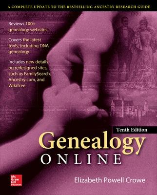 Book cover for Genealogy Online, Tenth Edition