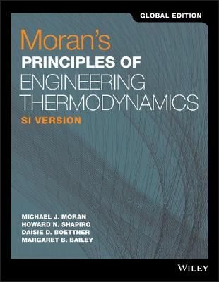 Book cover for Moran's Principles of Engineering Thermodynamics