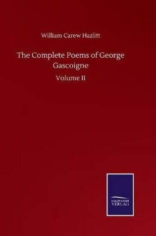 Cover of The Complete Poems of George Gascoigne