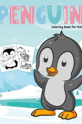 Cover of Penguin Coloring Book for Kids