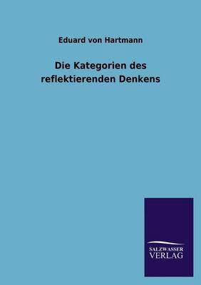 Book cover for Die Kategorien Des Reflektierenden Denkens