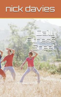 Book cover for Daily Fitness Sheet