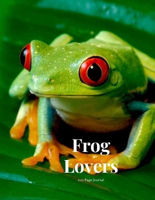 Book cover for Frog Lovers 100 page Journal