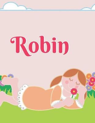 Book cover for Robin Personalized Sketchbook Journal Notebook