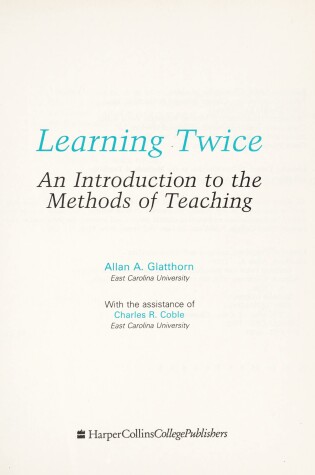 Cover of Learning Twice