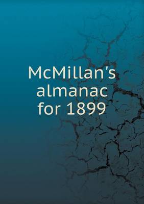 Book cover for McMillan's almanac for 1899