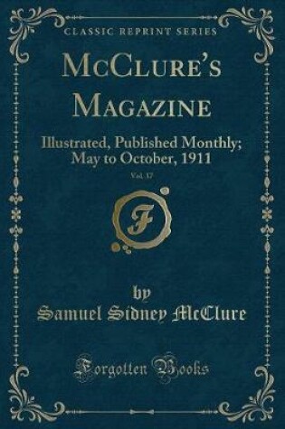 Cover of McClure's Magazine, Vol. 37