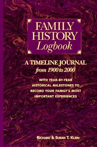 Cover of Family History Logbook