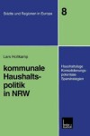 Book cover for Kommunale Haushaltspolitik in NRW