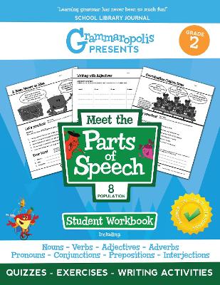 Cover of The Parts of Speech Workbook, Grade 2