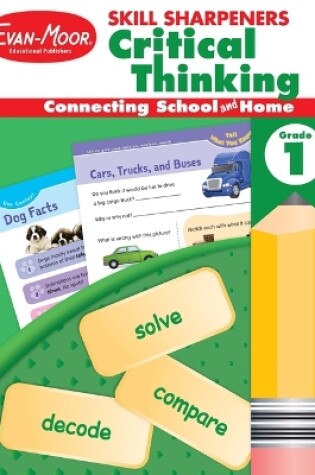 Cover of Skill Sharpeners: Critical Thinking, Grade 1 Workbook