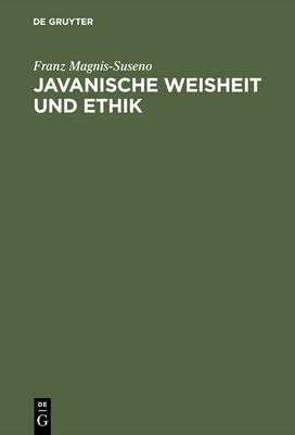 Cover of Javanische Weisheit und Ethik