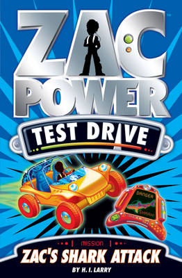 Book cover for Zac Power Test Drive - Zac's Shark Attack