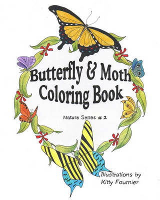 Book cover for Butterflies and Moths Coloring Book