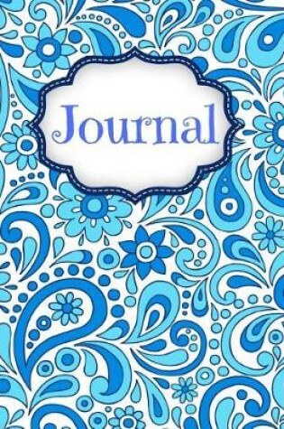 Cover of Blue Floral Pattern Notebook