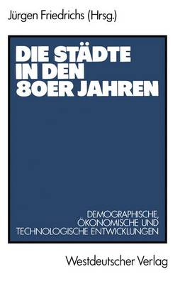 Book cover for Die Städte in den 80er Jahren