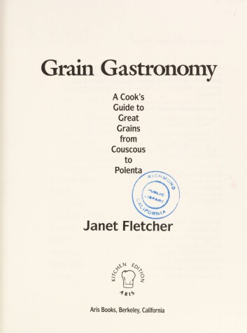 Book cover for Grain Gastronomy