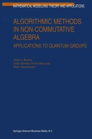 Cover of Algorithmic Methods in Non-Commutative Algebra