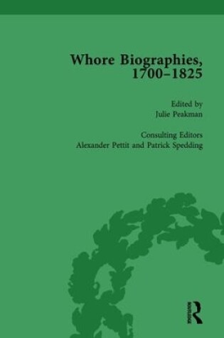 Cover of Whore Biographies, 1700-1825, Part I Vol 1