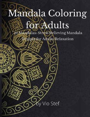 Book cover for Mandala Coloring for Adults