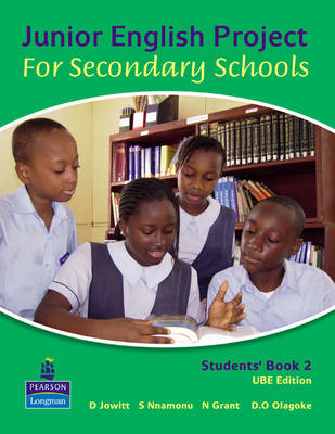 Book cover for Nigeria Junior English Project for Secondary Schools Students' Book 2