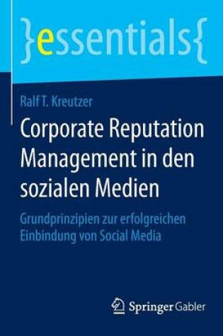 Cover of Corporate Reputation Management in den sozialen Medien