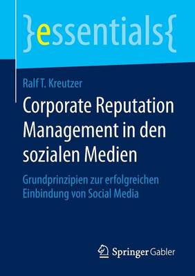 Cover of Corporate Reputation Management in den sozialen Medien