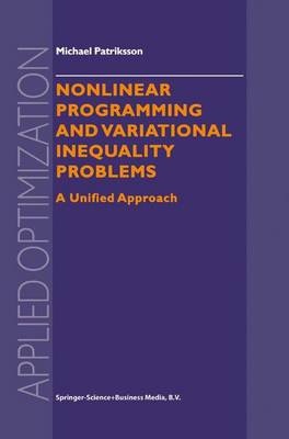 Cover of Nonlinear Programming and Variational Inequality Problems