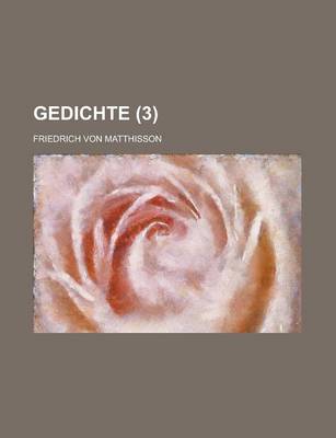 Book cover for Gedichte Volume 3