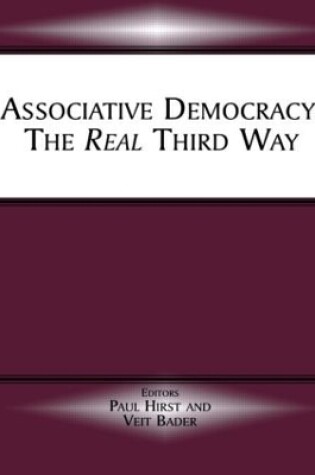 Cover of Associative Democracy