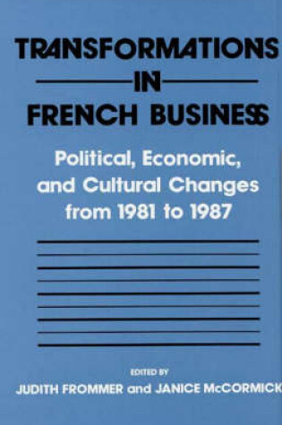 Cover of Transformations in French Business