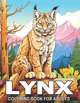 Book cover for Lynx Coloring Book for Adults