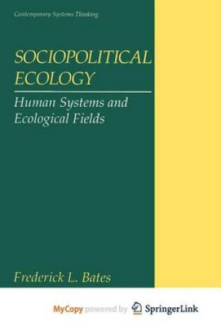 Cover of Sociopolitical Ecology