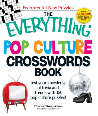 Book cover for The Everything Pop Culture Crosswords Book