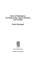 Book cover for Seeds of Bankruptcy