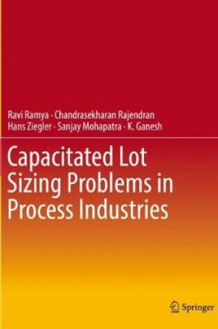 Cover of Capacitated Lot Sizing Problems in Process Industries