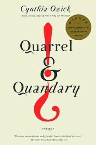 Cover of Quarrel & Quandary: Essays