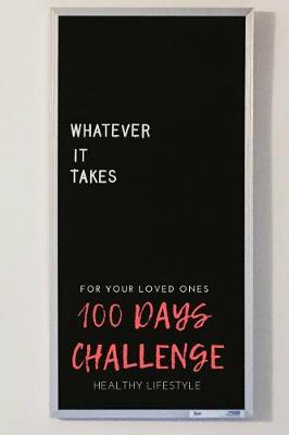 Book cover for 100 Days Food & Exercise Planner Journal