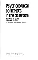 Book cover for Psychological Concepts in the Classroom