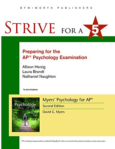 Book cover for Strive for 5: Preparing for the AP Psychology Examination