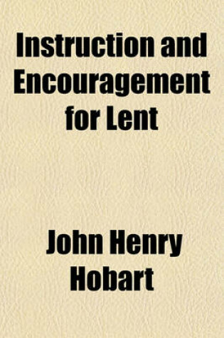 Cover of Instruction and Encouragement for Lent