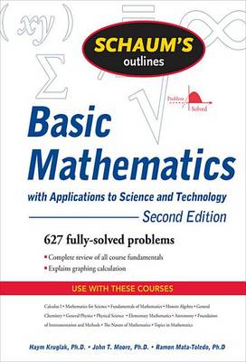 Book cover for Schaum's Outline of Basic Mathematics with Applications to Science and Technology, 2ed