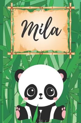 Book cover for Mila Notizbuch Panda / Malbuch / Kritzelbuch / Tagebuch / Journal / DIN A5 / Geschenke