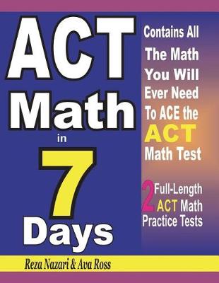 Book cover for ACT Math in 7 Days