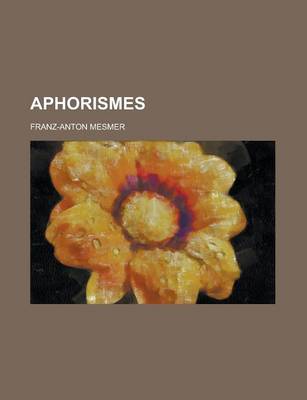 Book cover for Aphorismes